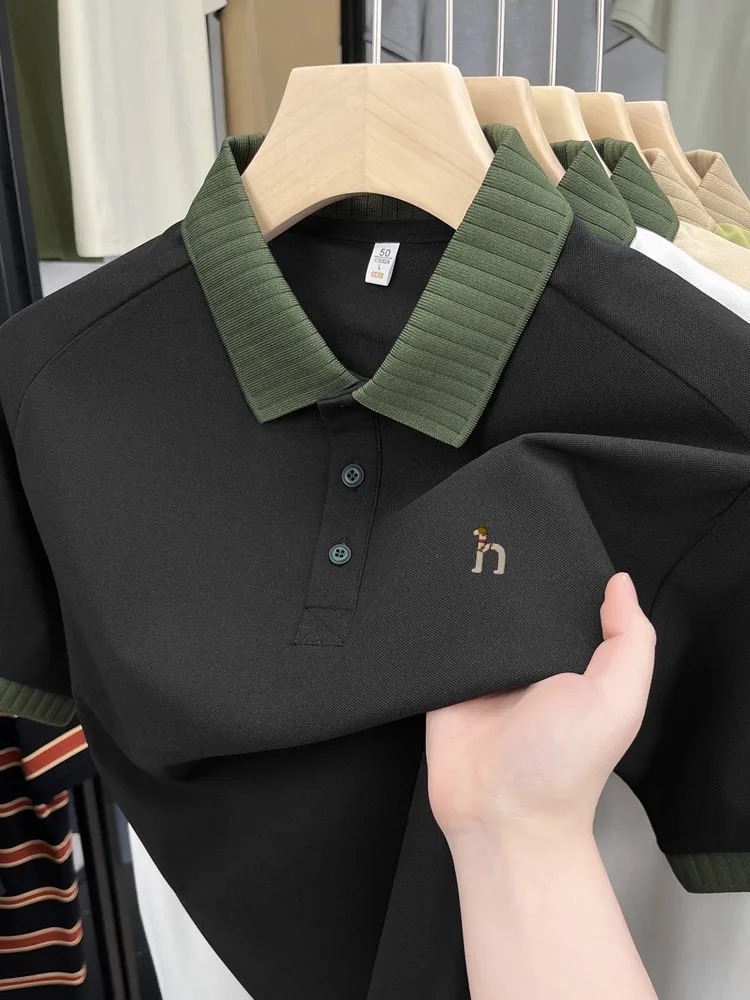 Polo Shirt Pique - Luxury brand men's short sleeve polo