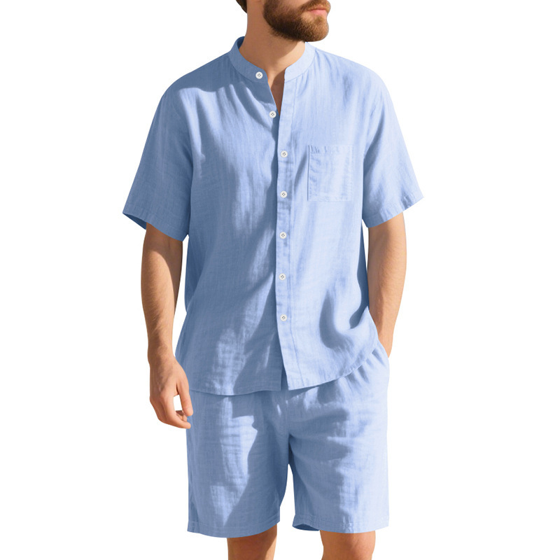 Summer Men's Linen Loose-Fit S - Linen Shirt Breathable review and price