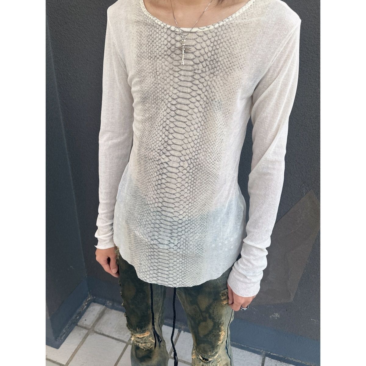 Tops Longsleeve Black Round Ne - Tee Graphic Print review and price