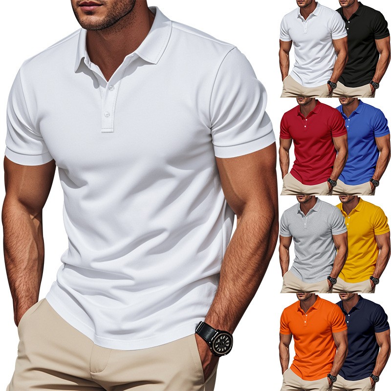 Casual Slim Fit Shirt Short Sl - Polo Shirt Pique review and price