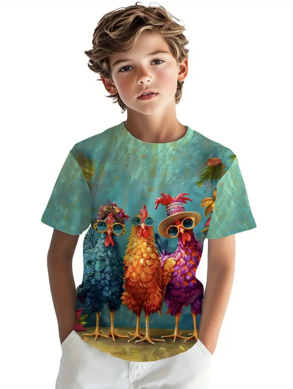 Kids' Tropical Macaw Parrots B - Tee Graphic Print review and price
